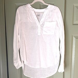 GAP Women's Classic White Linen Tunic